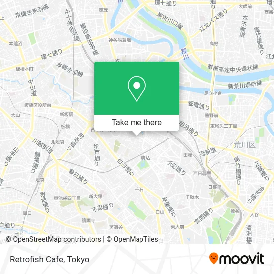 Retrofish Cafe map