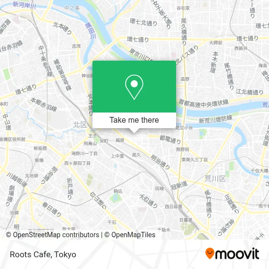 Roots Cafe map