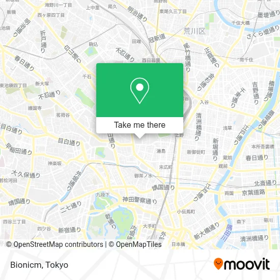 Bionicm map