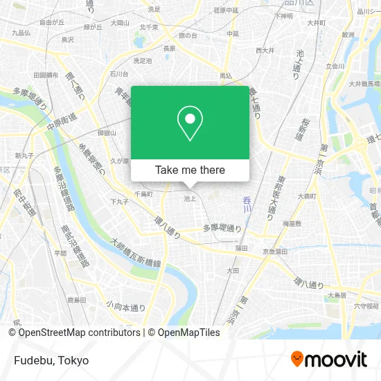 Fudebu map