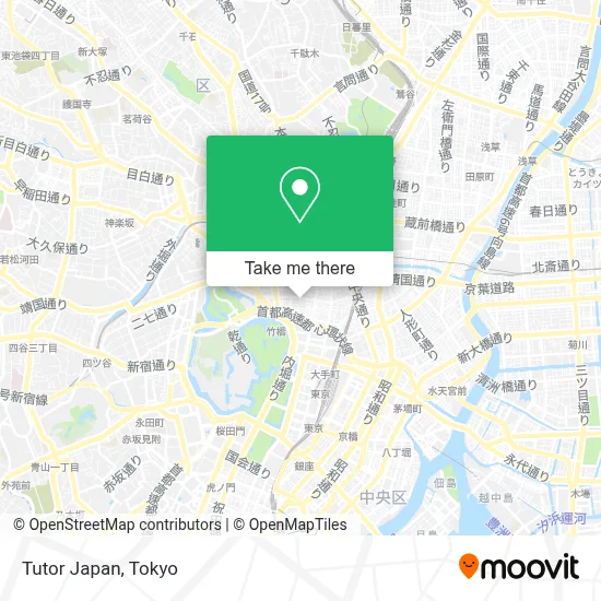 Tutor Japan map