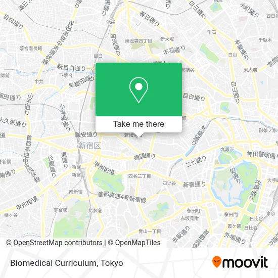 Biomedical Curriculum map