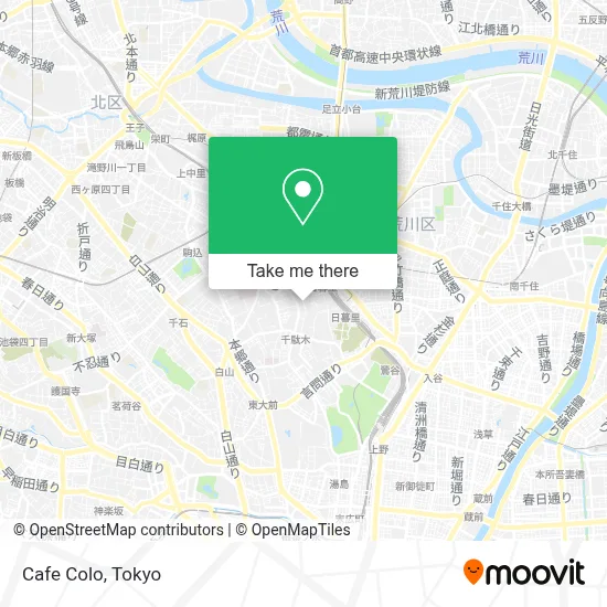 Cafe Colo map