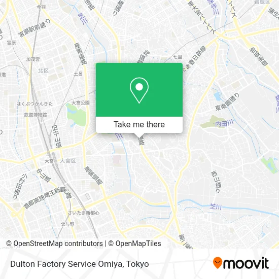 Dulton Factory Service Omiya map