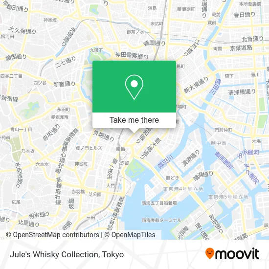 Jule's Whisky Collection map