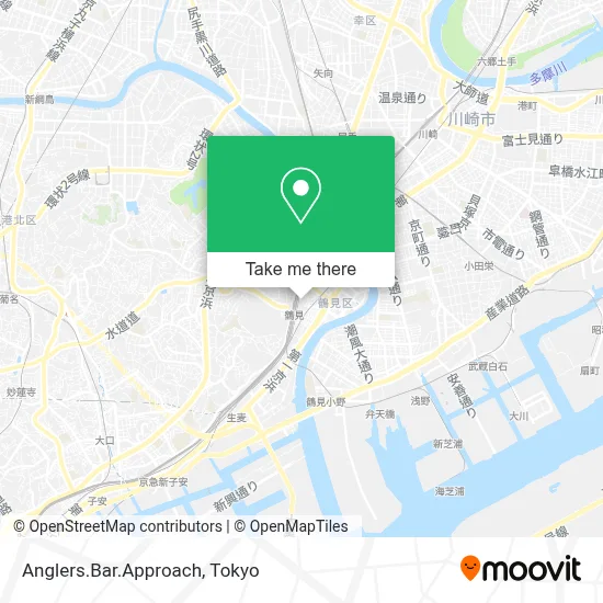 Anglers.Bar.Approach map