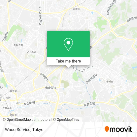 Waco Service map