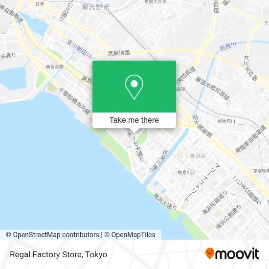 Regal Factory Store map