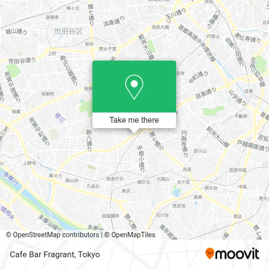Cafe Bar Fragrant map