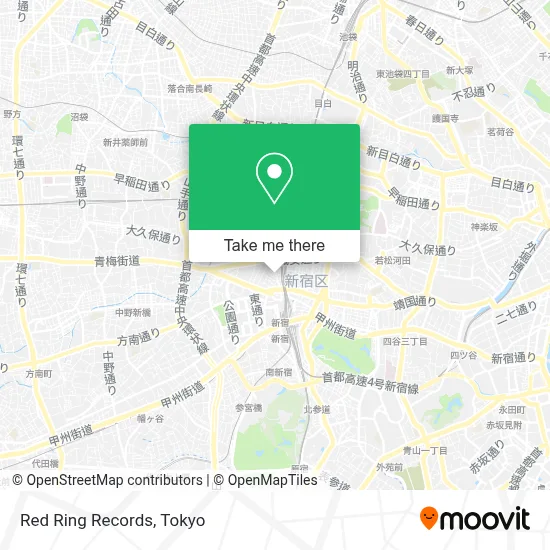 Red Ring Records map