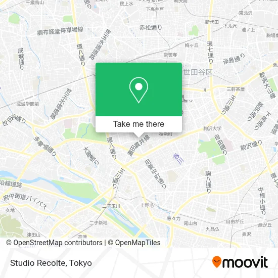 Studio Recolte map