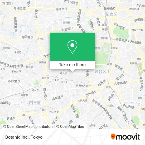 Botanic Inc. map