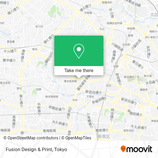 Fusion Design & Print map
