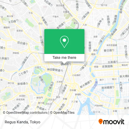 Regus Kanda map