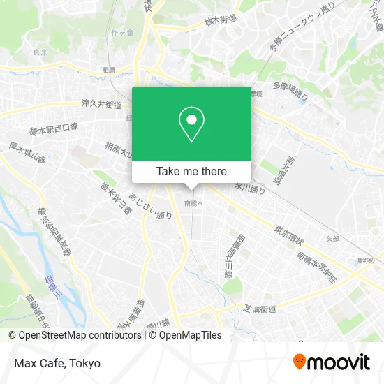 Max Cafe map