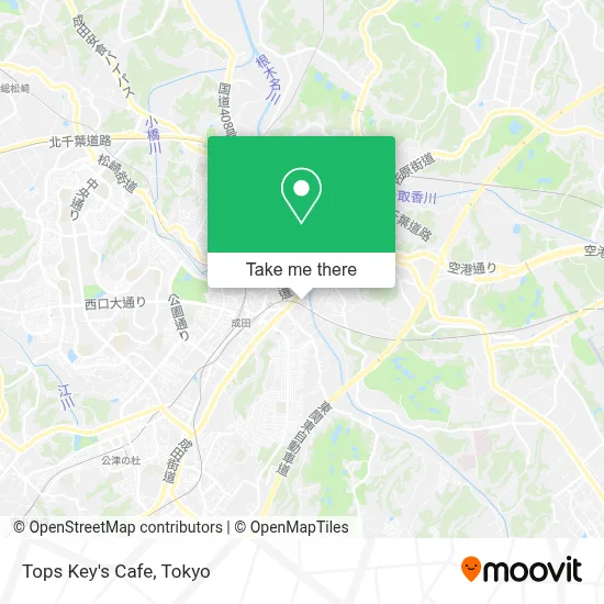 Tops Key's Cafe map