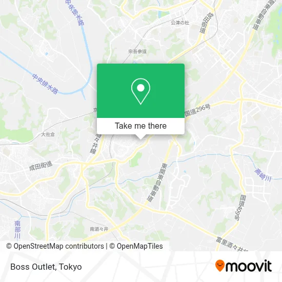 Boss Outlet map