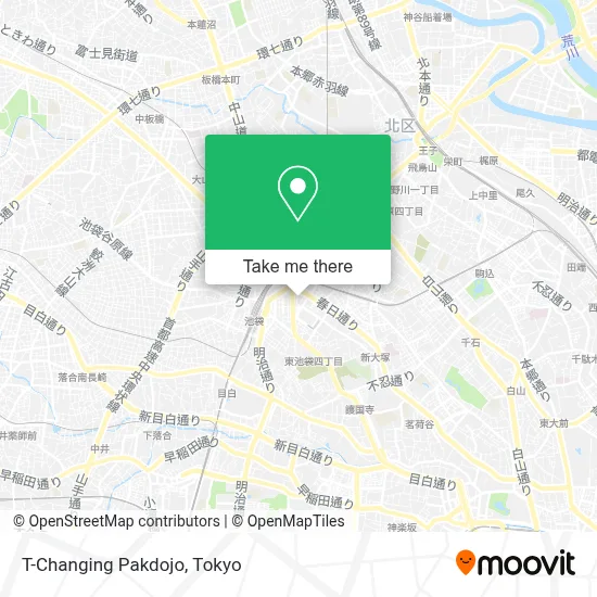 T-Changing Pakdojo map