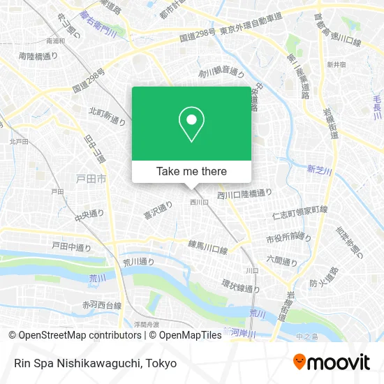Rin Spa Nishikawaguchi map