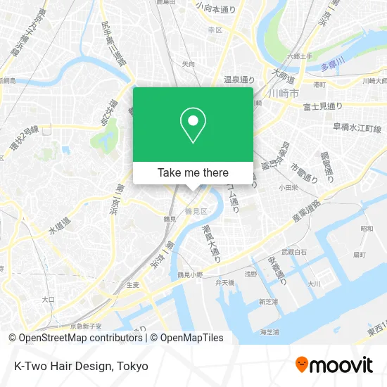 K-Two Hair Design map
