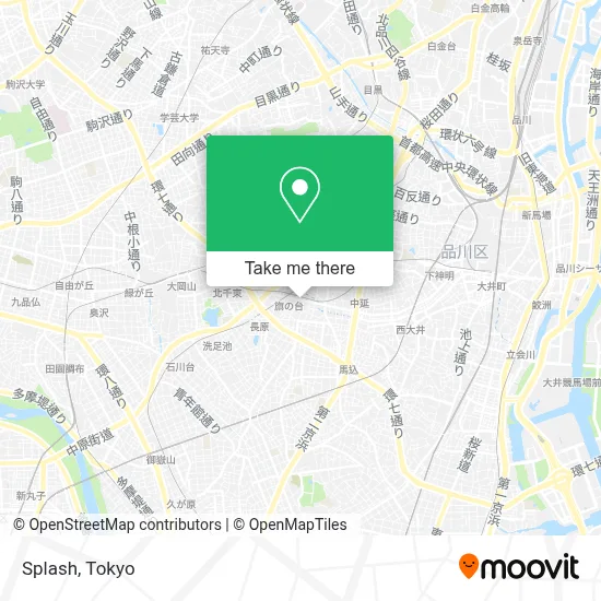 Splash map