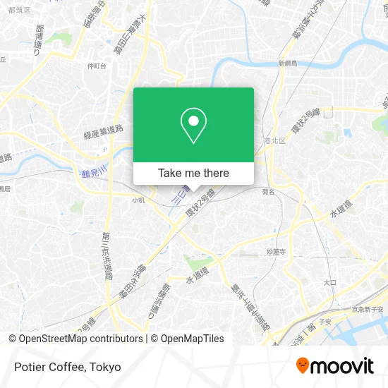 Potier Coffee map
