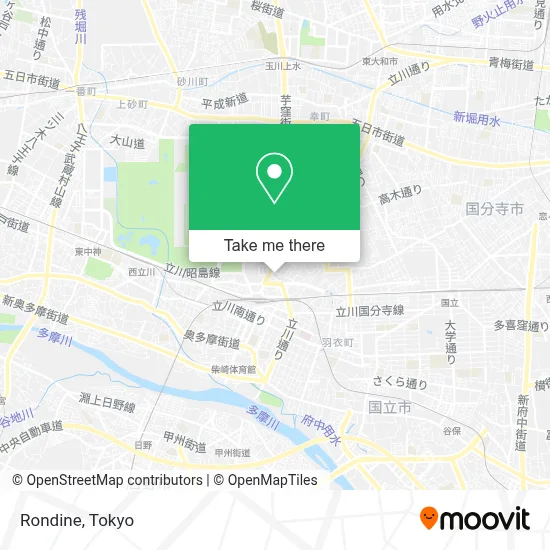 Rondine map
