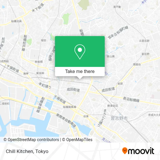 Chill Kitchen map