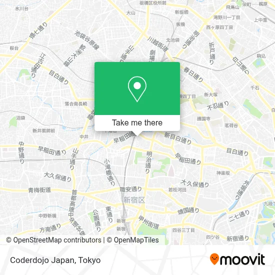 Coderdojo Japan map