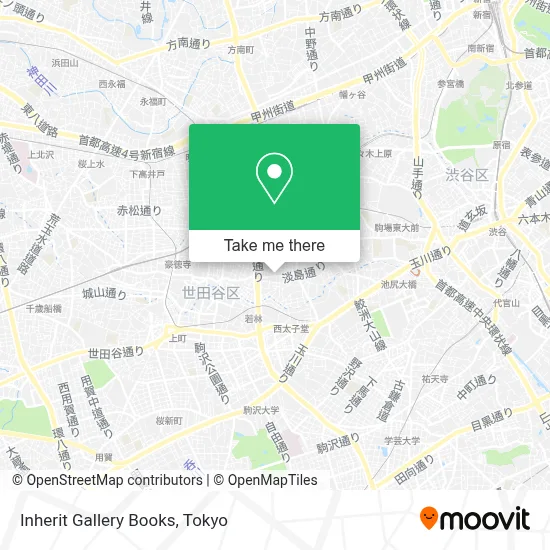 Inherit Gallery Books map