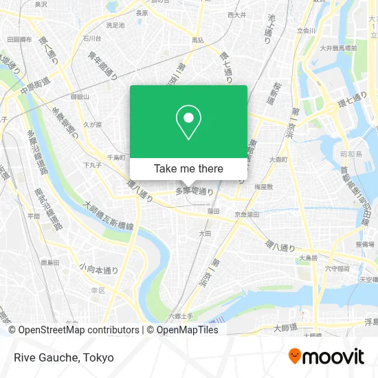 Rive Gauche map