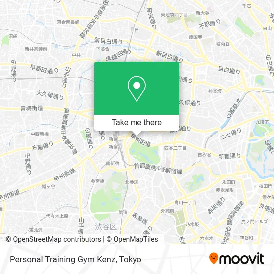 Personal Training Gym Kenz map