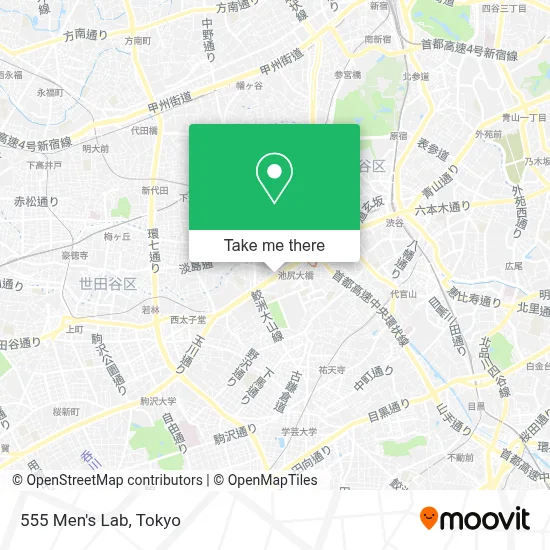 555 Men's Lab map
