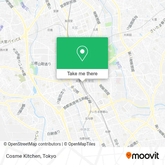 Cosme Kitchen map