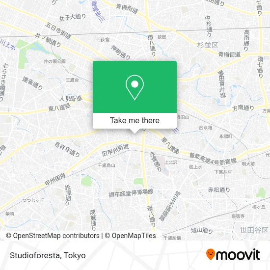 Studioforesta map