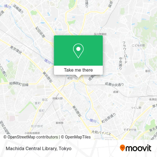 Machida Central Library map