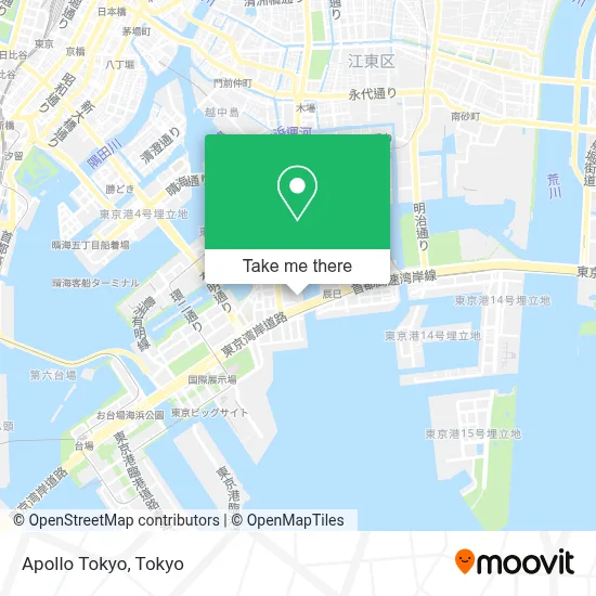 Apollo Tokyo map