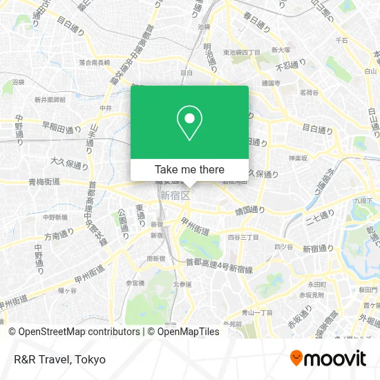 R&R Travel map
