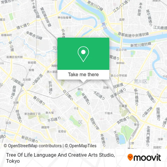 Tree Of Life Language And Creative Arts Studio map