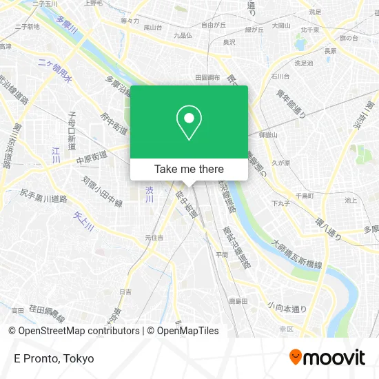 E Pronto map