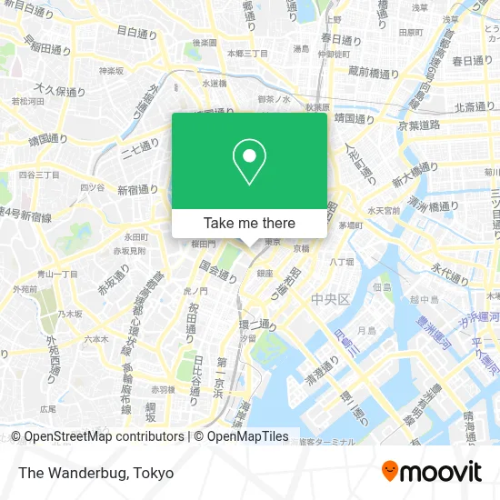 The Wanderbug map