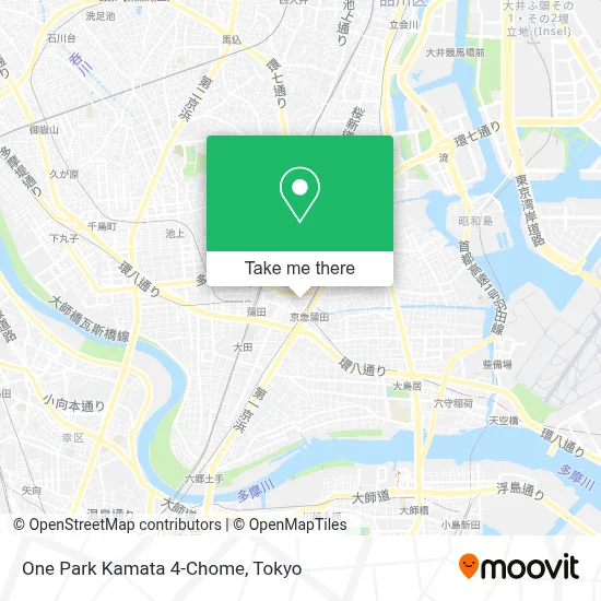 One Park Kamata 4-Chome map