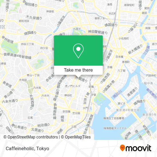 Caffeineholic map