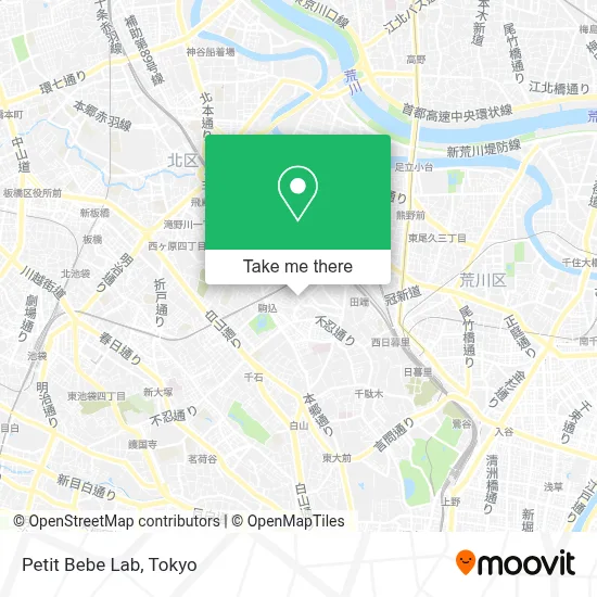 Petit Bebe Lab map