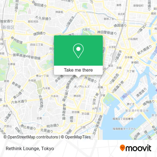 Rethink Lounge map