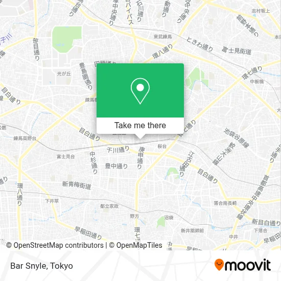 Bar Snyle map