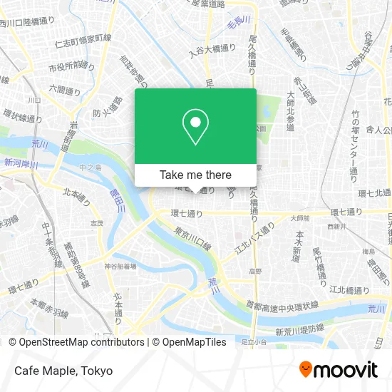 Cafe Maple map
