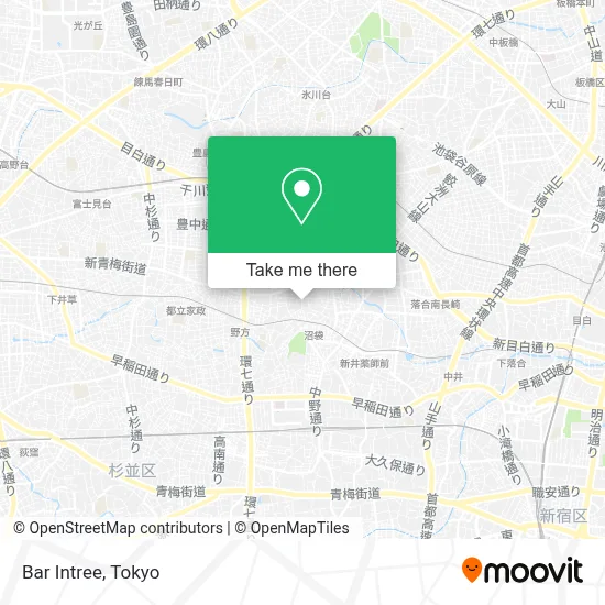 Bar Intree map