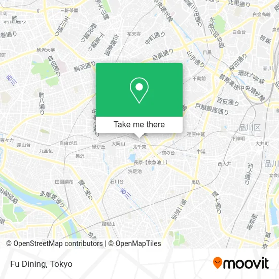 Fu Dining map