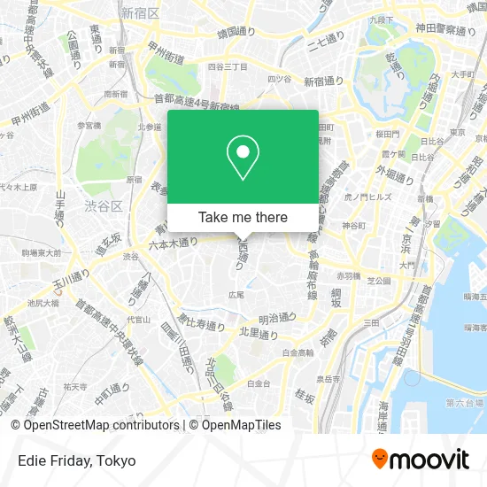Edie Friday map